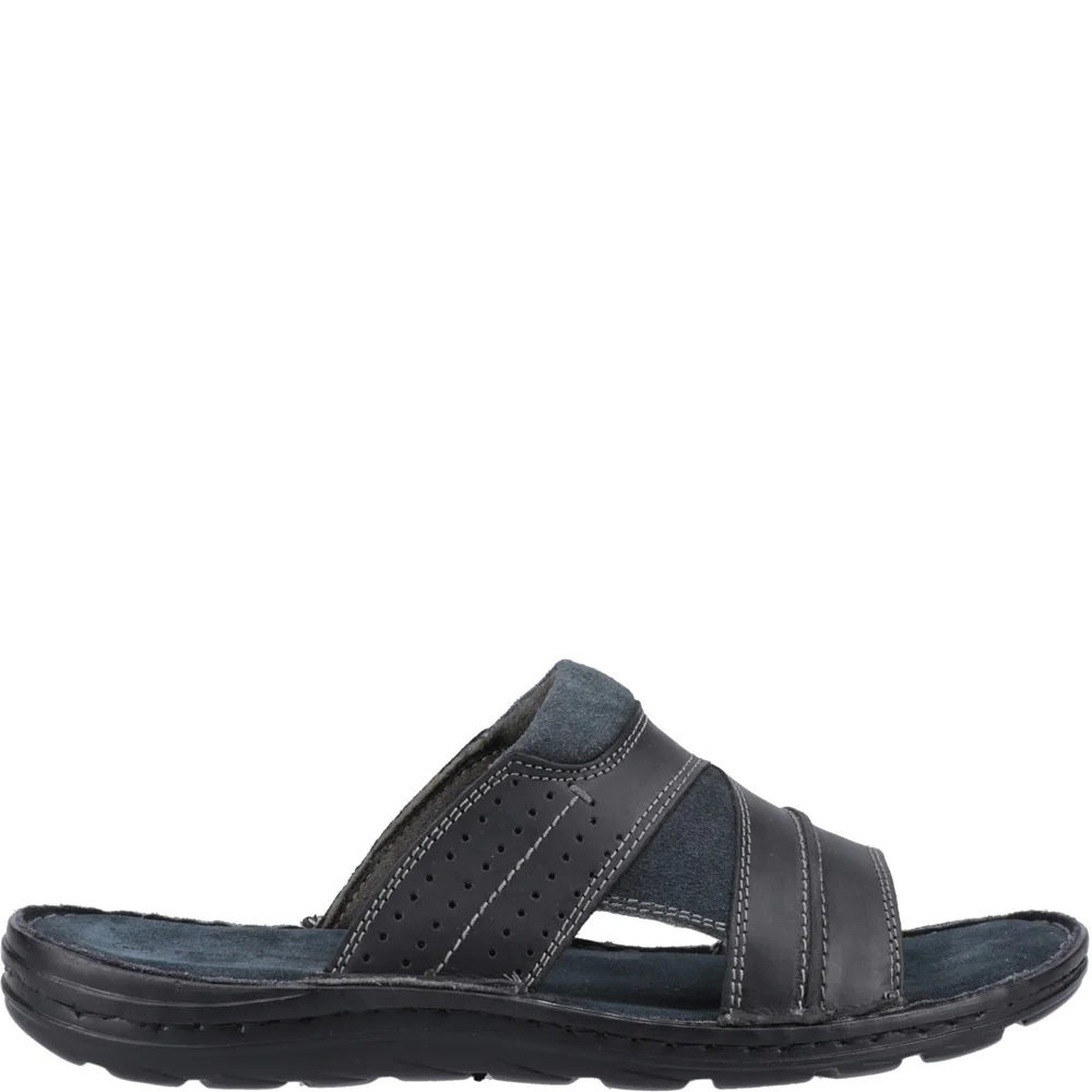 Black Archer Mule Sandals - Image 5