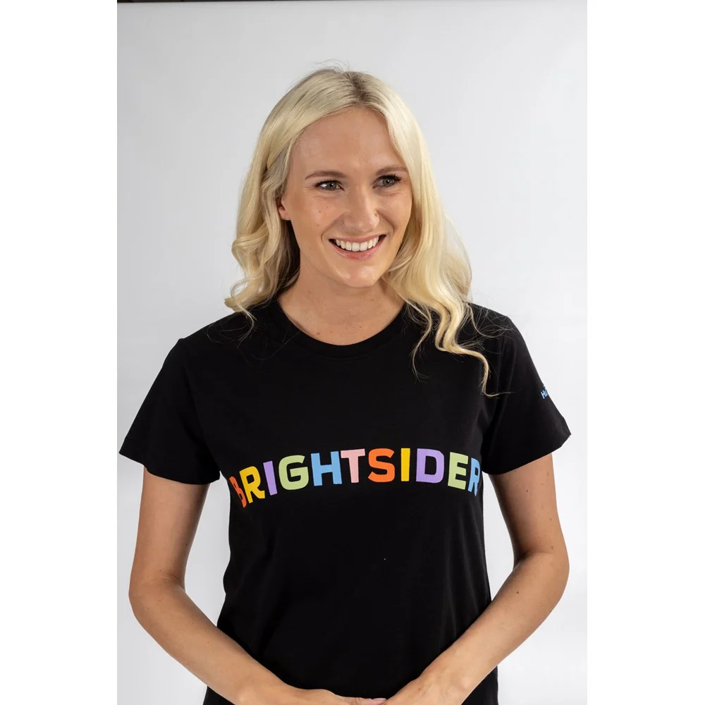 Black Brightsider Ladies T-Shirt - Image 6