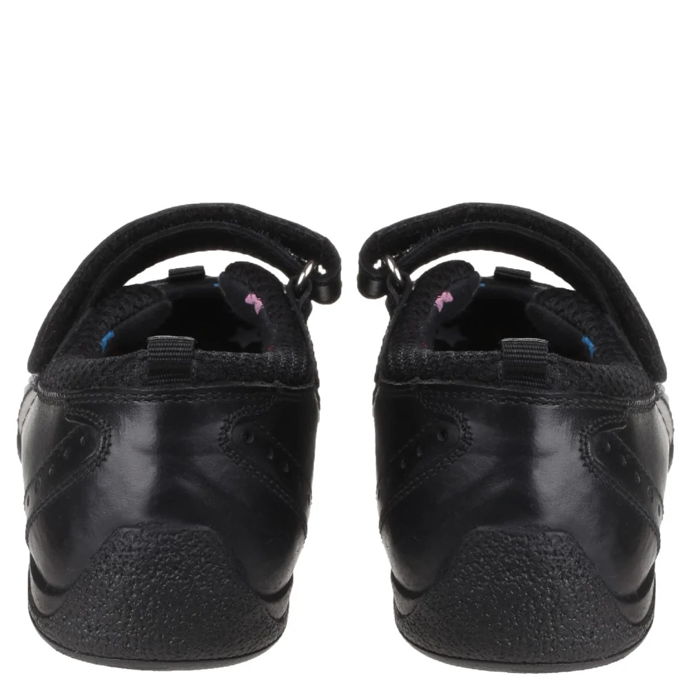 Black Cindy Senior School Shoes - Image 8
