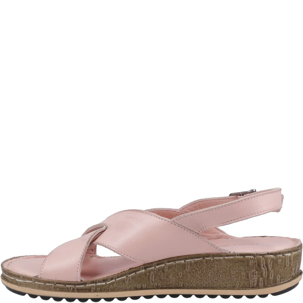 Blush Elena Crossover Wedges - Image 4