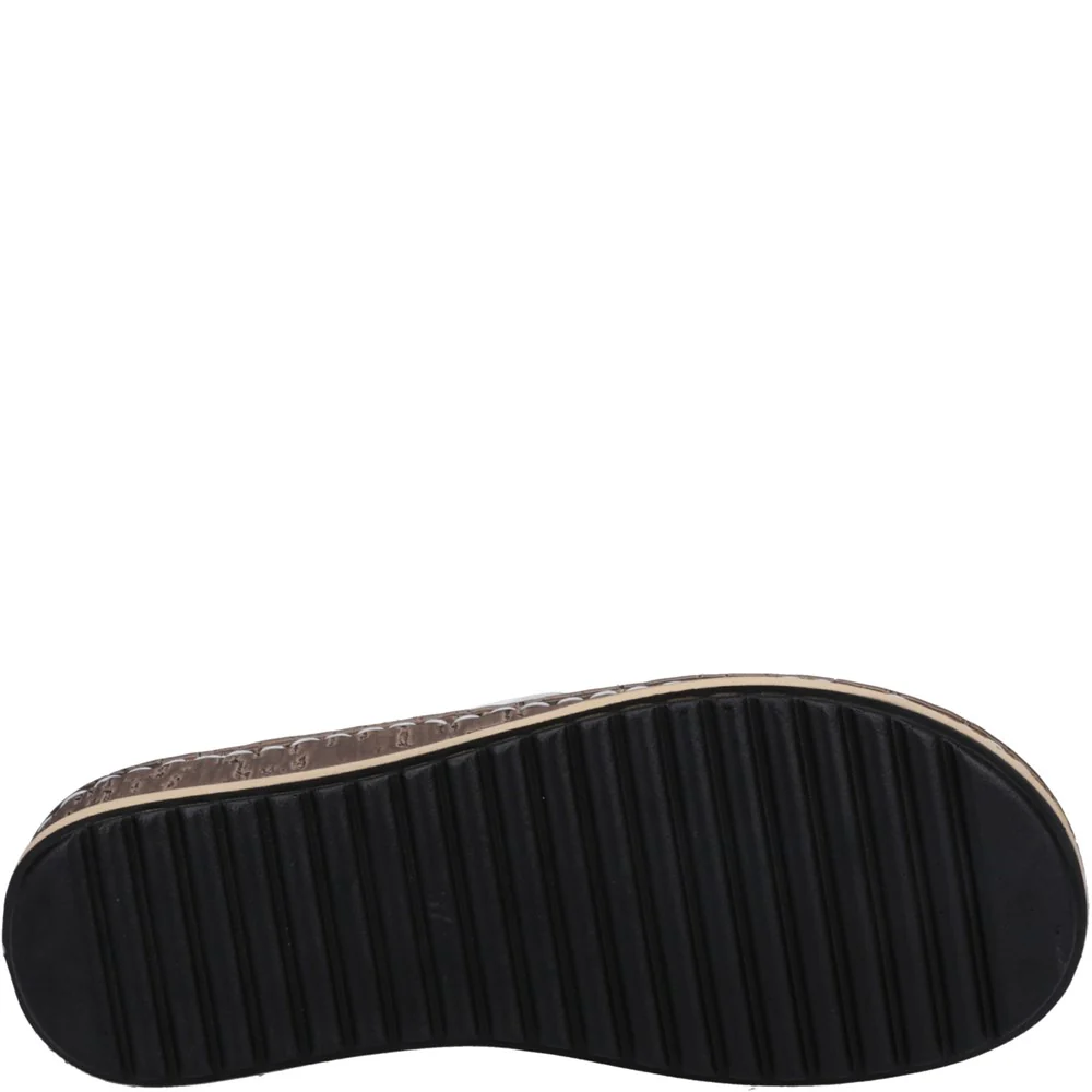 White Elissa Toepost Sandals - Image 3