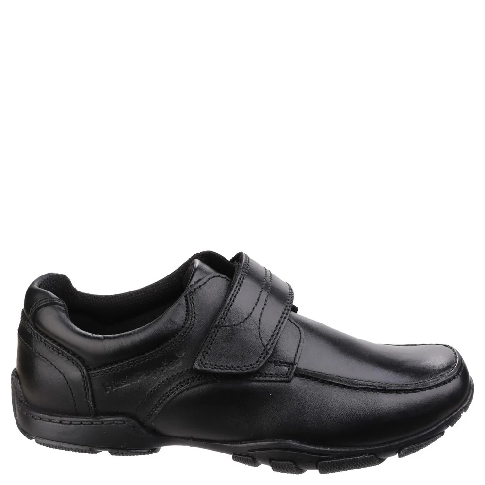 Black Freddy Single Fit Junior School Shoes - Image 5