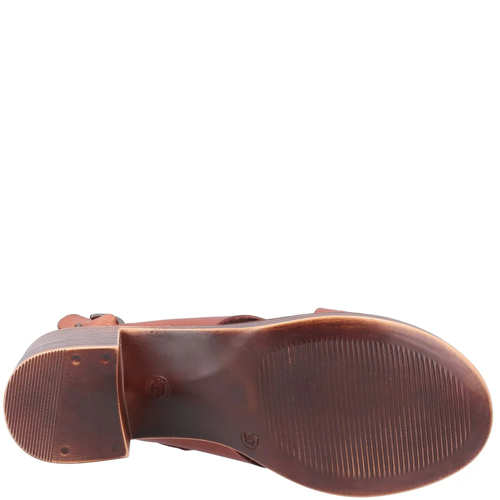 Tan Gabrielle Heeled Sandals - Image 3