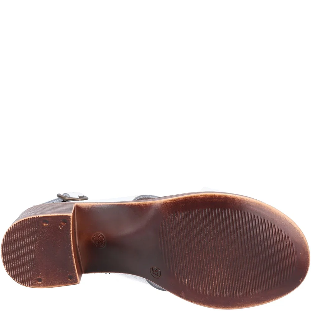 White Gabrielle Heeled Sandals - Image 3