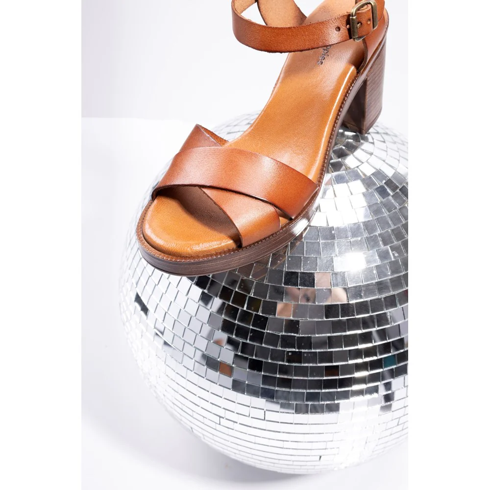 Tan Georgia Sandals - Image 6