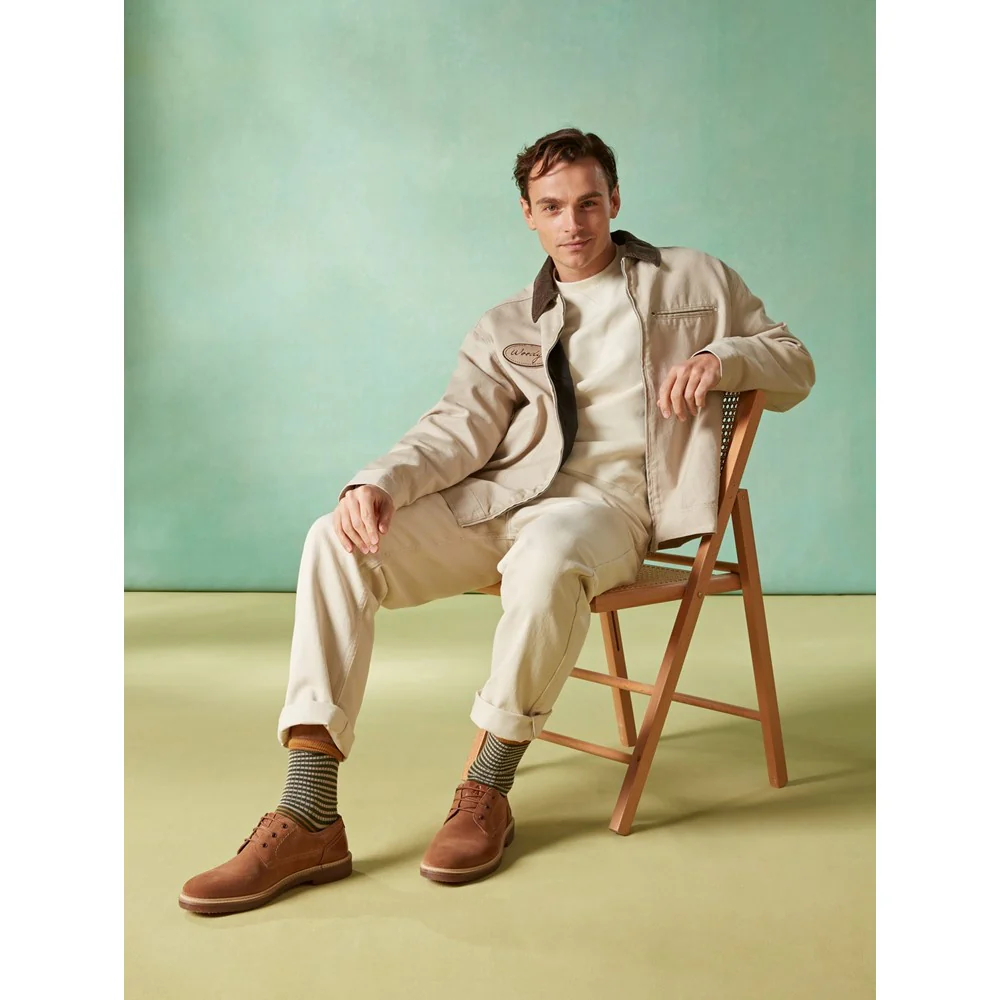 Tan Guy Lace-Up Shoes - Image 6