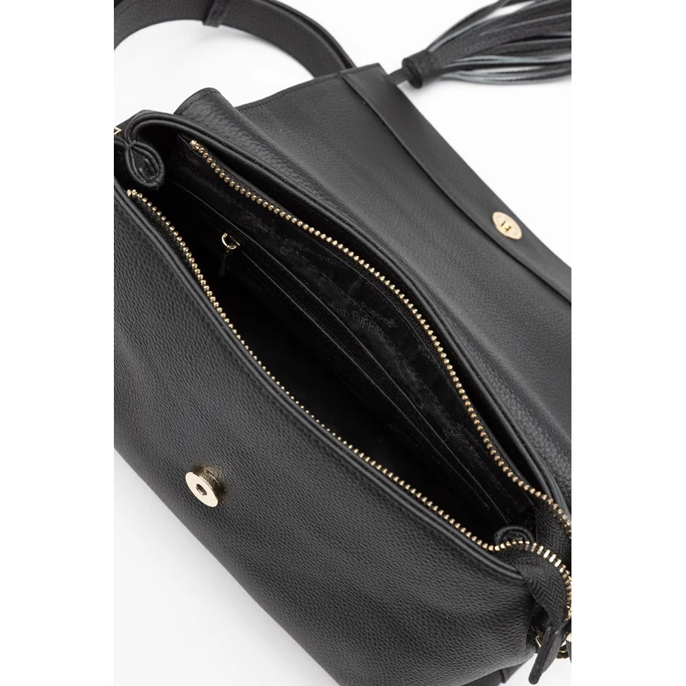 Black Jessie Leather Handbag - Image 4