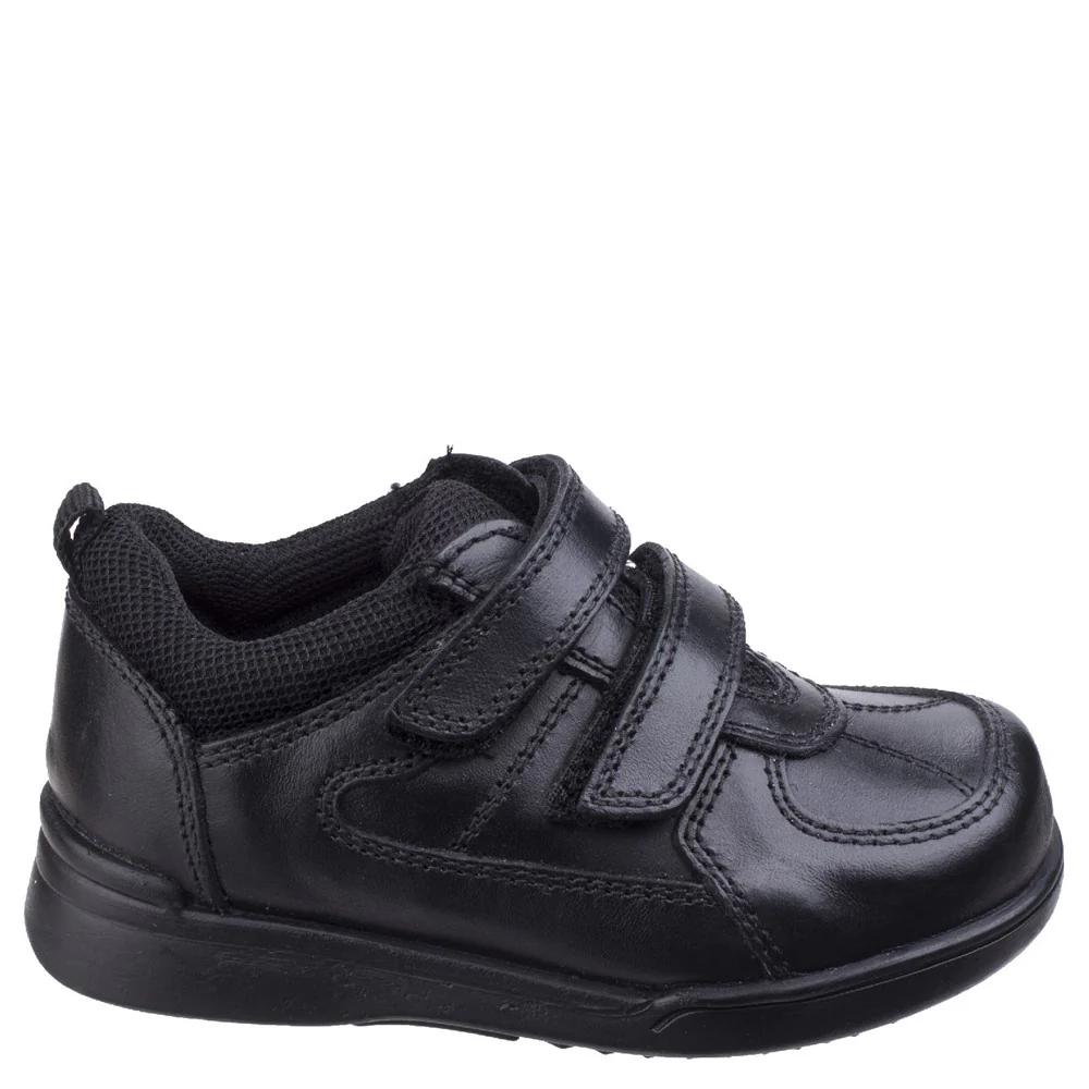 Black Liam Infant School Shoes - Image 4