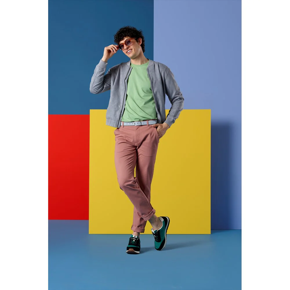 Green Retro Basset Mens T-Shirt - Image 10