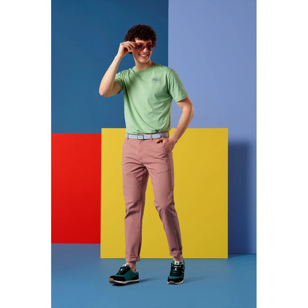 Green Retro Basset Mens T-Shirt - Image 8