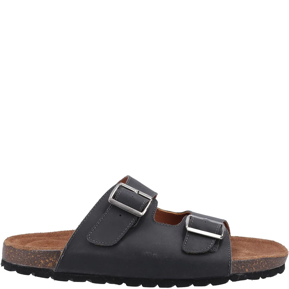 Black Nash Slider Sandals - Image 4