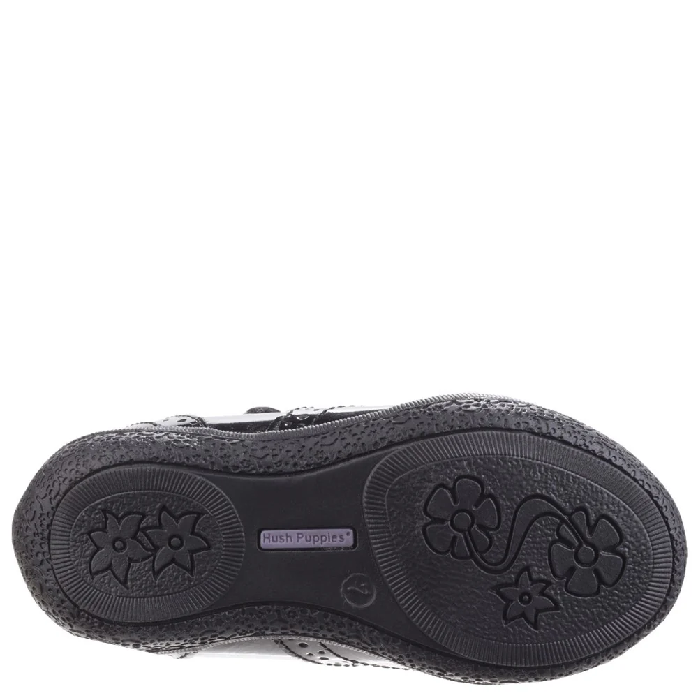 Black Patent Rina Patent Infant School Shoes - Image 4