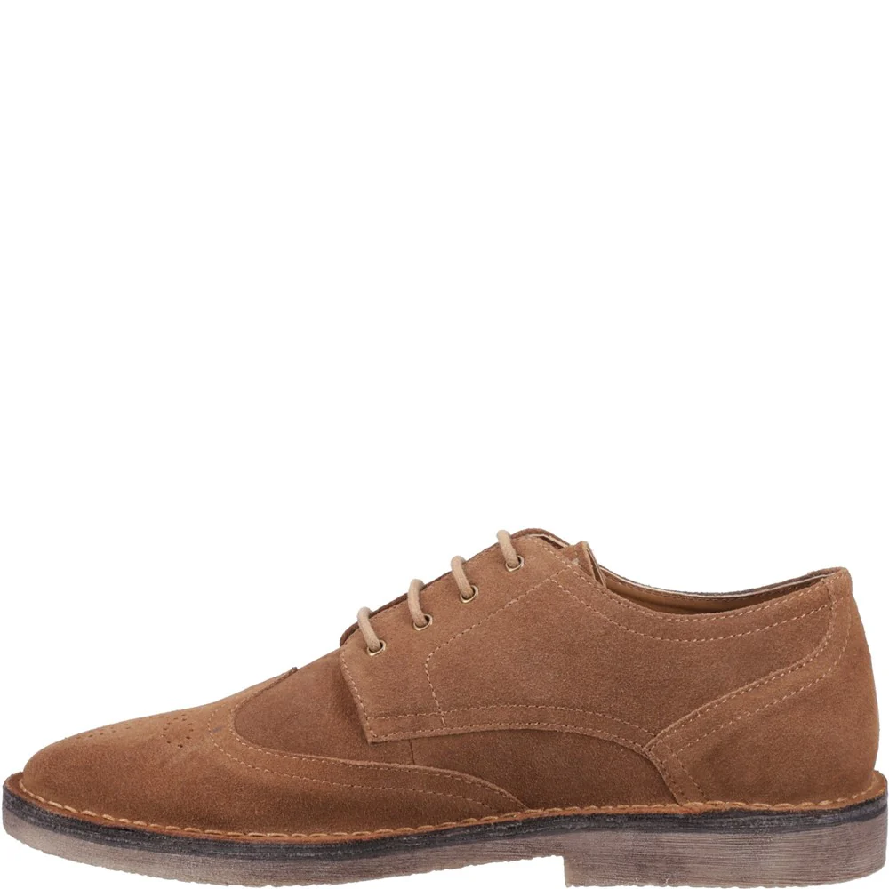Tan Samson Wingtip Lace Up Shoes - Image 4